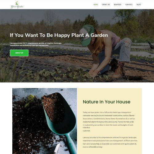Green Garden - Garden Care & Service Drupal Theme