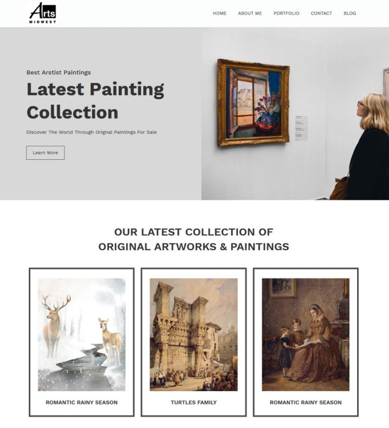 Arts - Art and Painting Creative Design Drupal Theme- TemplateToaster