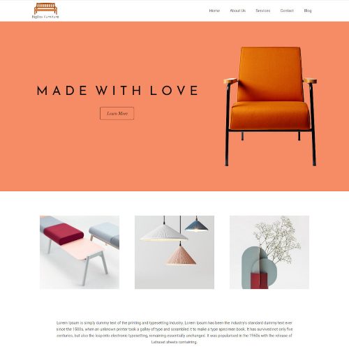 Big Furniture - Handmade Furniture Store Drupal Theme