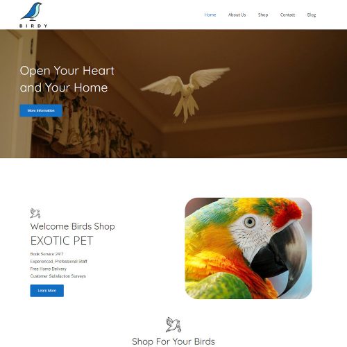 Birdy - Animal and Birds Shop Drupal Theme