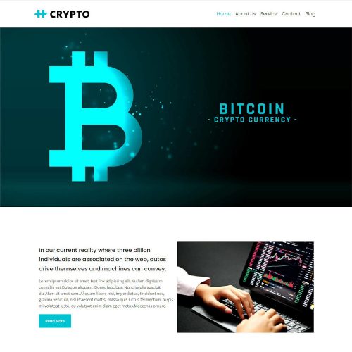 Bitcoinzie - Crypto Currency Drupal Theme