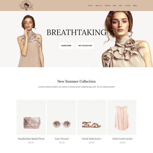 Breathtaking - Stylish Fashion Clothing Store Drupal Theme