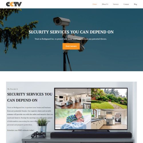 CCTV - Security Camera Drupal Theme