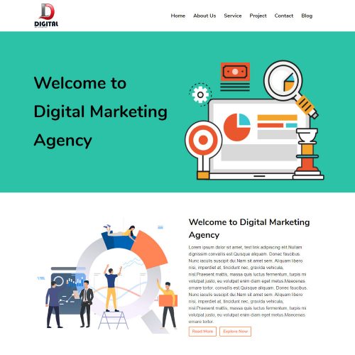 Digital Business -Digital Marketing WordPress Theme