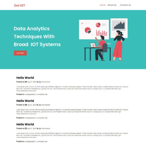 Dot IOT - Internet of Things Blogger Template