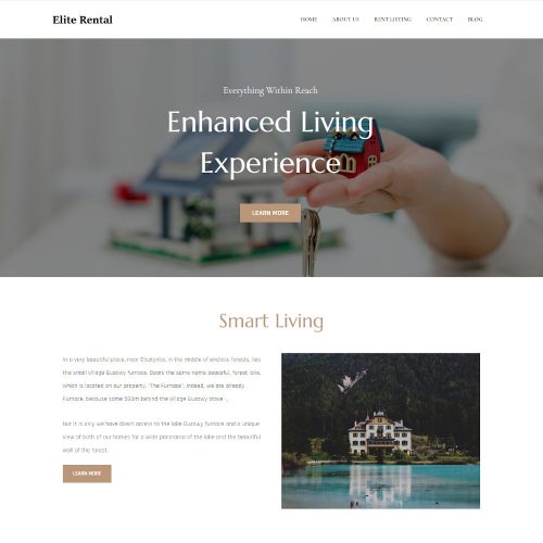 Elite Rental - Real Estate & Property Rent Service Drupal Theme