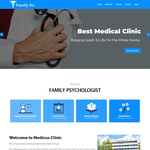 Family Dr. - Doctor and Hospital Health Drupal Theme