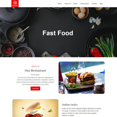 Fast Food Online Delivery & Restaurant WordPress Theme