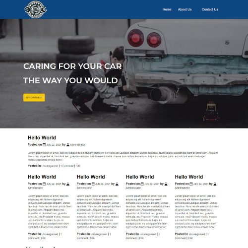 Garage - Auto Service and Car Repair Blogger Template