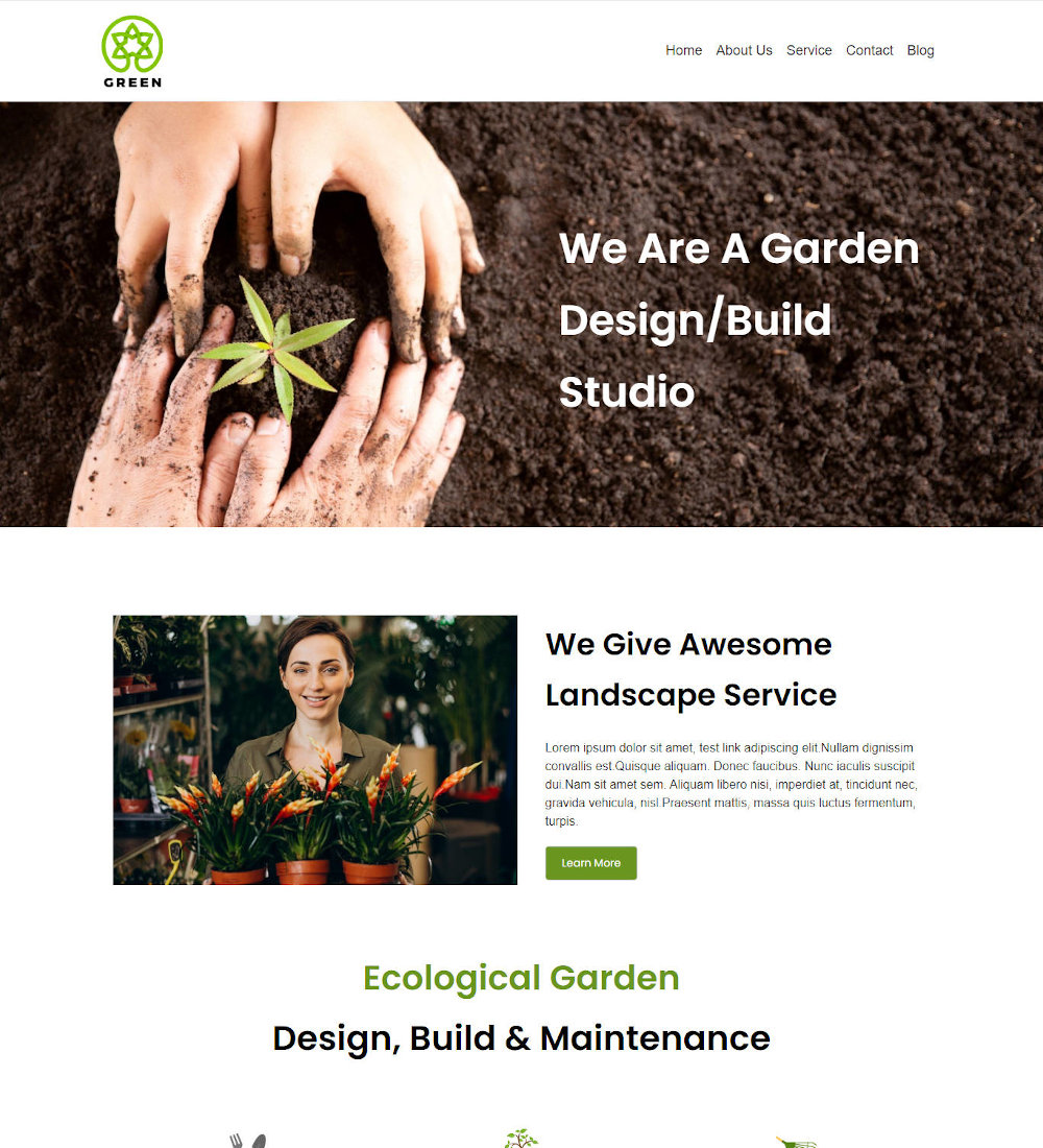 Garden Mole - Garden Care WordPress Theme