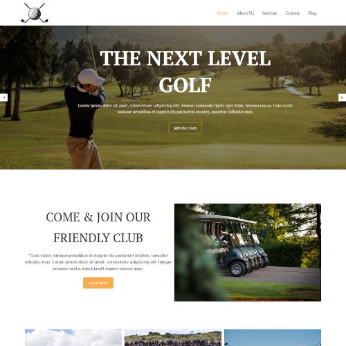 Golf Place -Golf Course WordPress Theme