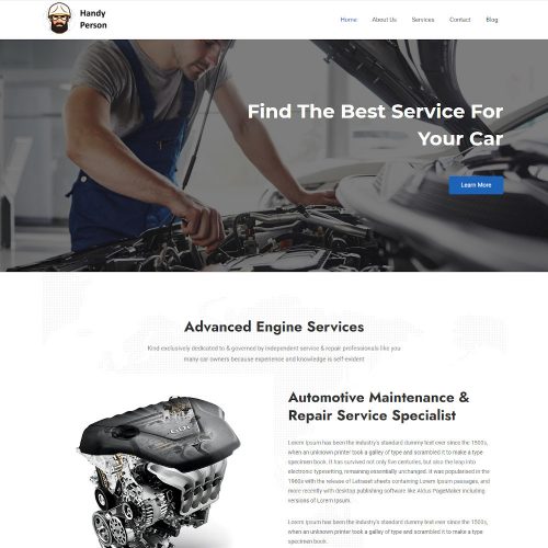 Handy Person - Multiple Service Provider Drupal Theme