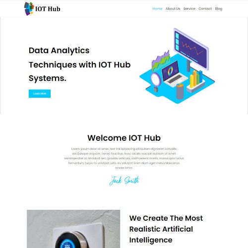 IOT Hub - Internet of Things WordPress Theme