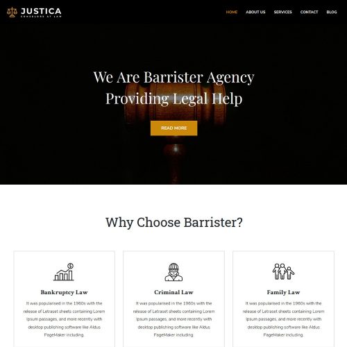Justica - Law Counselors & Lawyers Drupal Theme