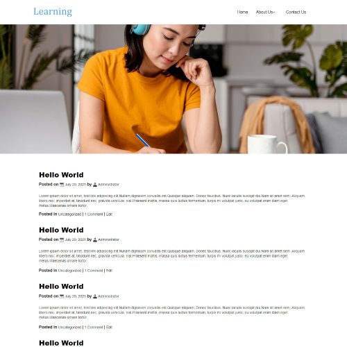 Learning - Education and Training Institute Blogger Template