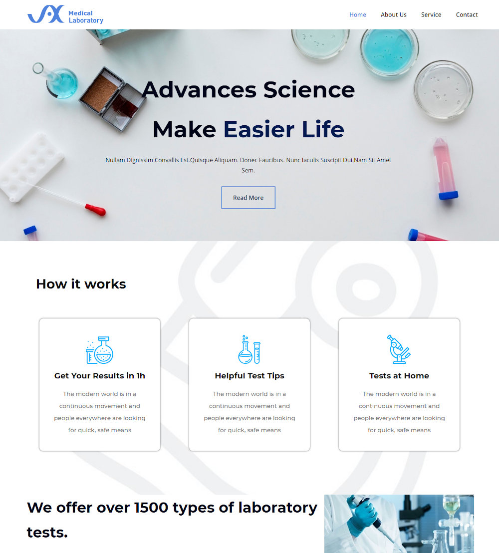 Medical Laboratory Laboratory Research Template