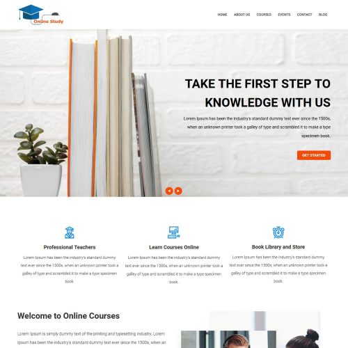 Online Study Education Coaching Drupal Theme