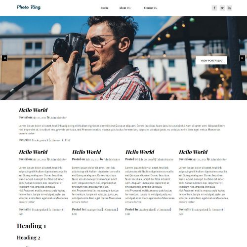 Photica - Photography Blogger Template