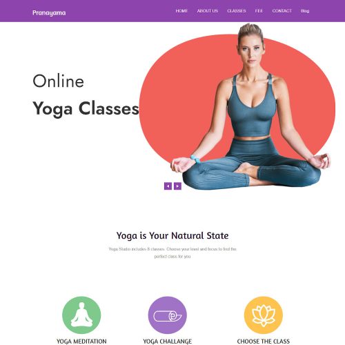 Pranayama - Meditation, Yoga Drupal Theme