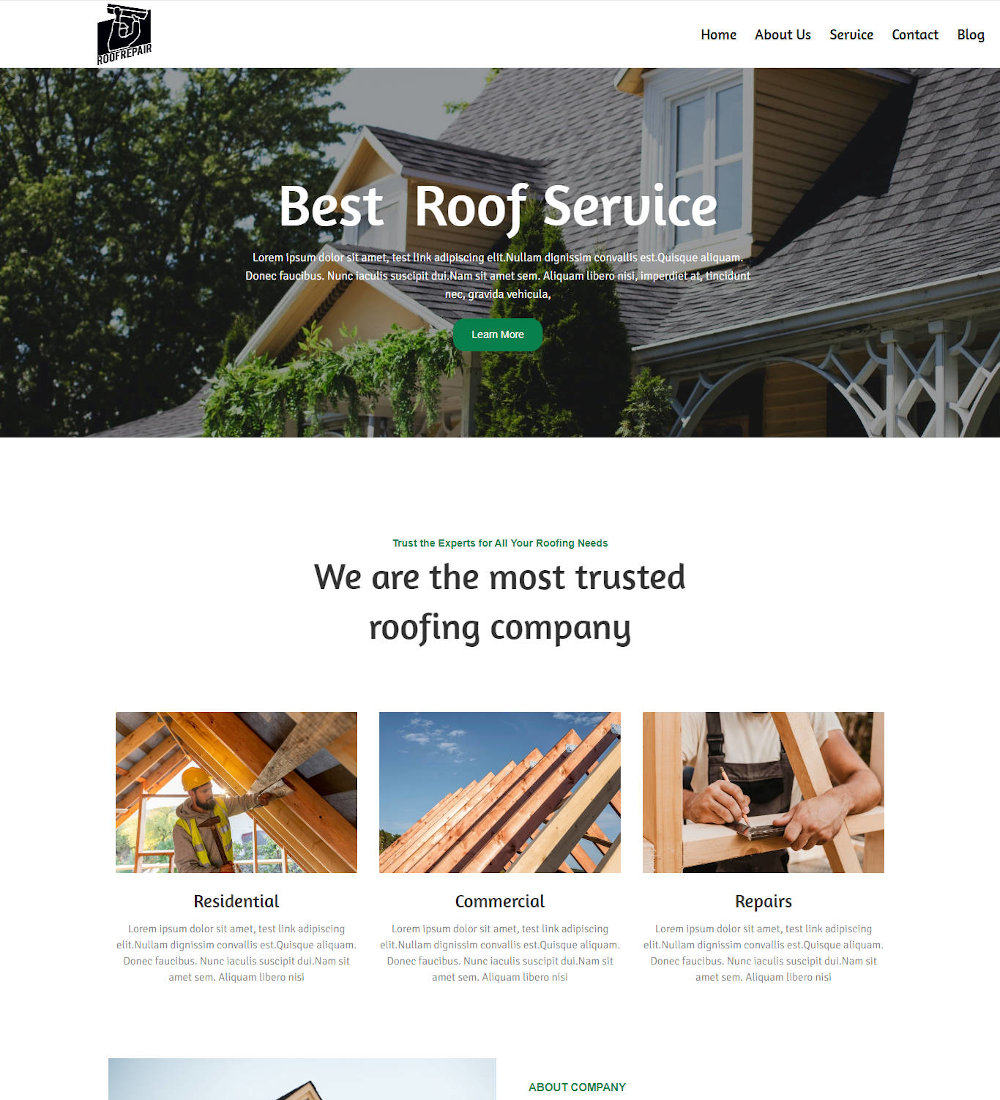 Roofingscape - Roofing Service Drupal Theme