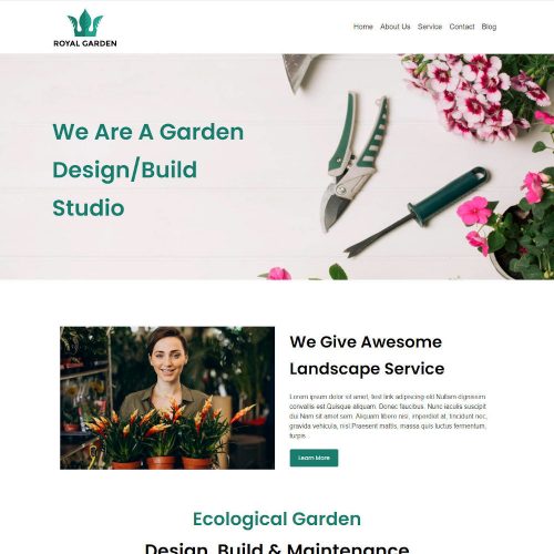 Royal Garden - Garden Care Drupal Theme