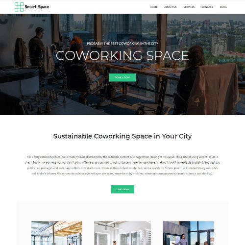 Smart Space - Coworking Space Drupal Theme