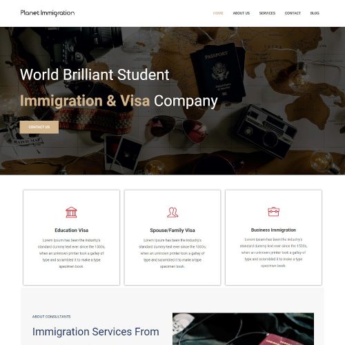 Smart Visa - Immigration and Visa Consulting Drupal Theme