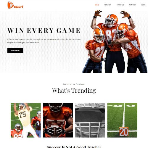 Sport - News & Updates Drupal Theme