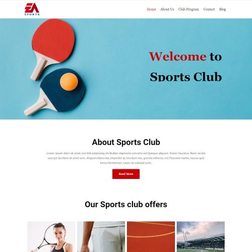 Sportize - Sports Club Drupal Theme