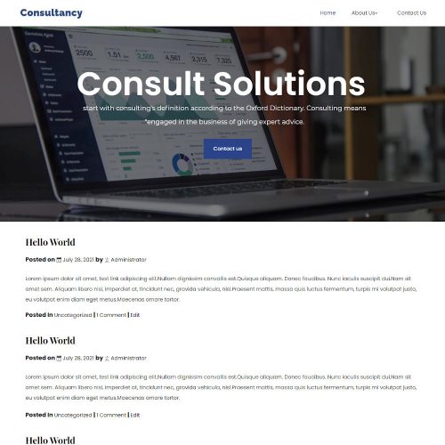 The Consultancy - eCommerce Consulting Services Blogger Template