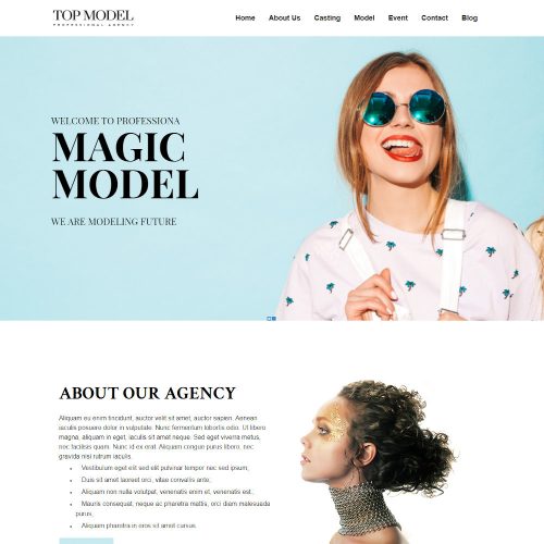 GlamourHub WordPress Theme