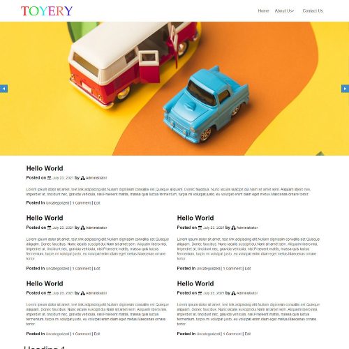 Toyery - Kids Toys & Games Store Blogger Template