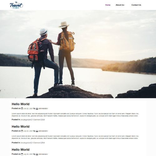 Travel Time - Tour & Travel Drupal Theme