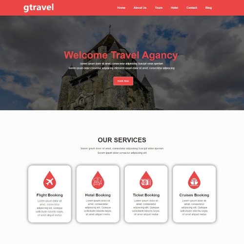gTravel - Tour & Travel WordPress Theme