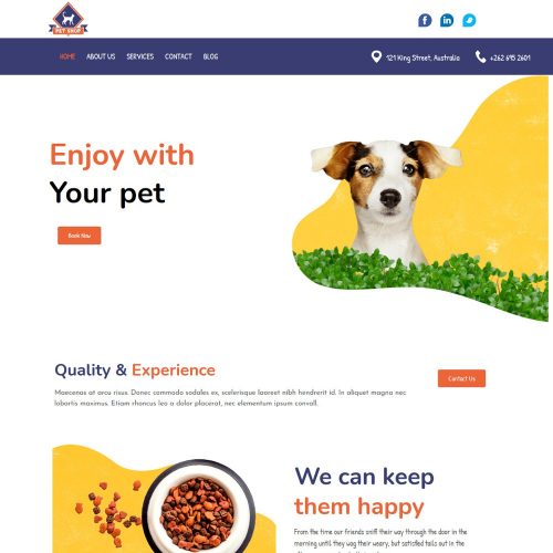 pet shop and clinic drupal theme