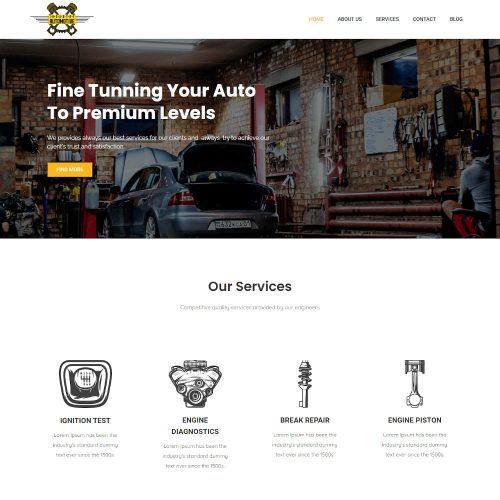 Auto Motive - Car Repair Joomla Template