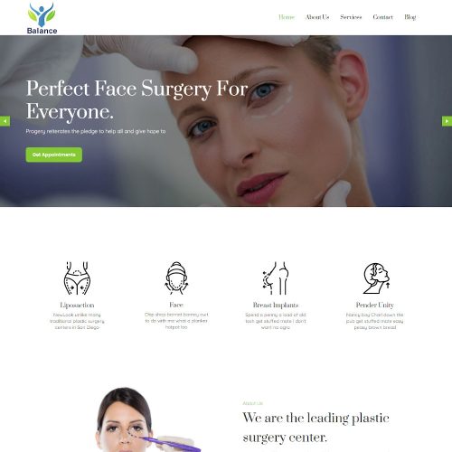 Balance - Plastic Surgery Joomla Template