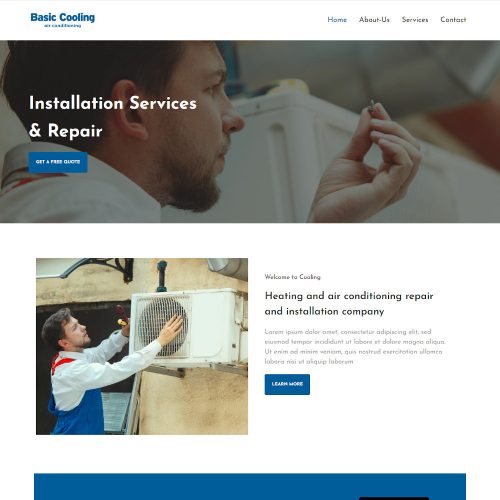 Base Cooling - Heating & Air Conditioning Joomla Template