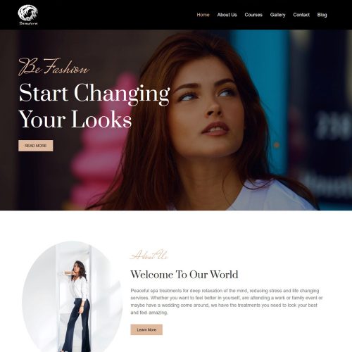 Beauty Salon & Spa Joomla Template