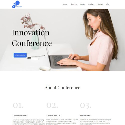 Bussinev - Business Events & Conference Joomla Template