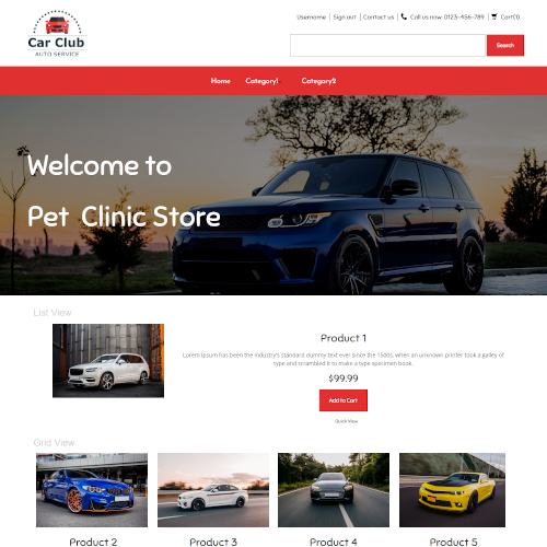 Car and Bikes Prestashop Themes