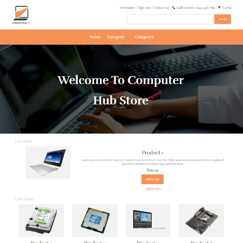 Computers Internet PrestaShop Themes