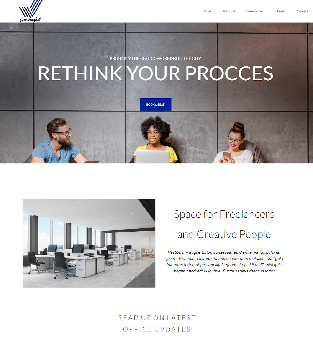 Coworking-Office-Space-Template