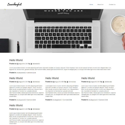 Coworkinghut - Coworking Space Blogger Template