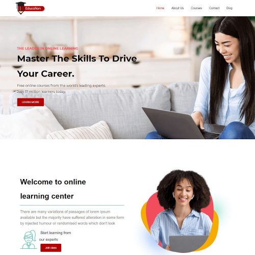 Education - Online Courses and Education Joomla Template