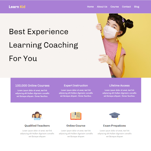 Education HTML Templates