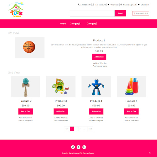 Family OpenCart Themes