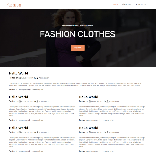 Fashion Blogger Templates