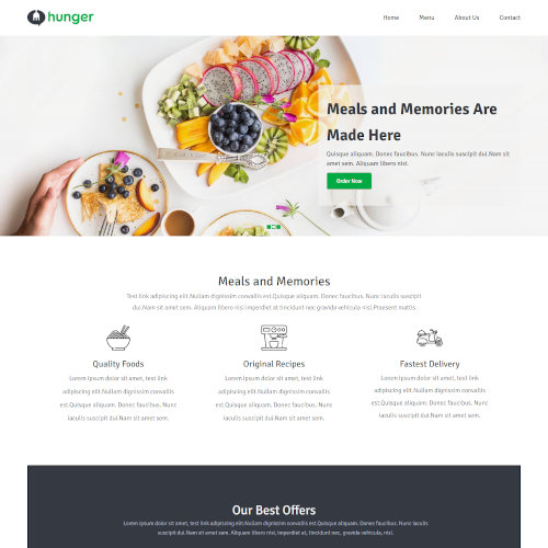 Food and Restaurant Drupal Themes