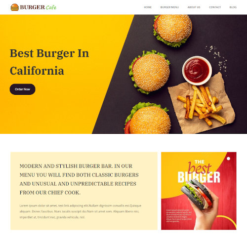 Food and Restaurant HTML Templates